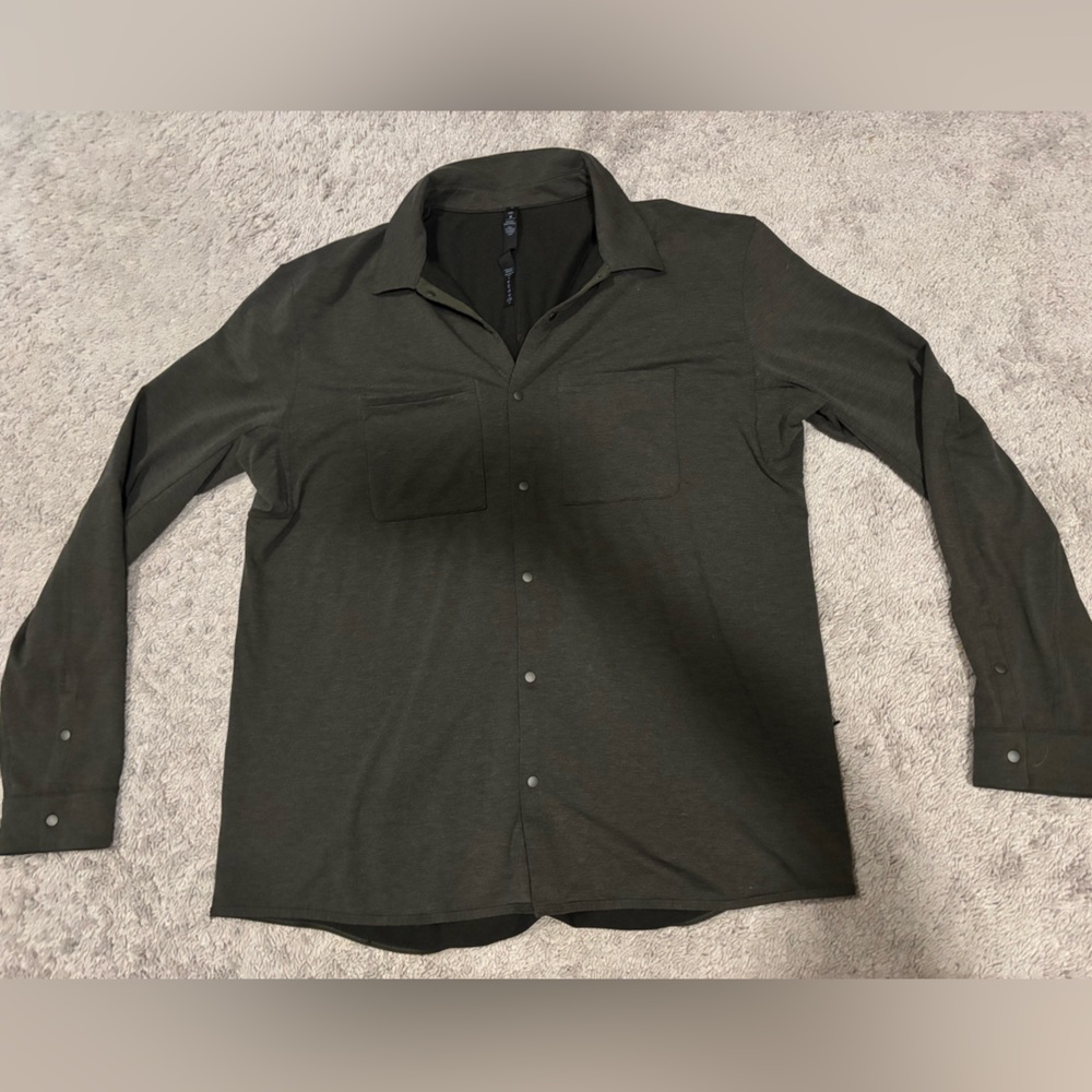 lululemon athletica Dark Green Shirt Jacket